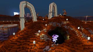 Screenshot of the Minecraft Bedrock Marketplace product Mars Colony created by Shaliquinn's Schematics.