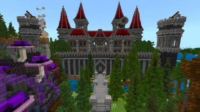 Screenshot of the Minecraft Bedrock Marketplace product Medieval Mansion created by Shaliquinn's Schematics.