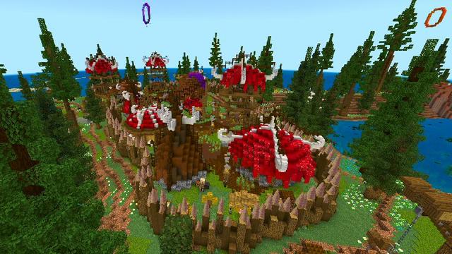 Screenshot of the Minecraft Bedrock Marketplace product Medieval Mansion created by Shaliquinn's Schematics.