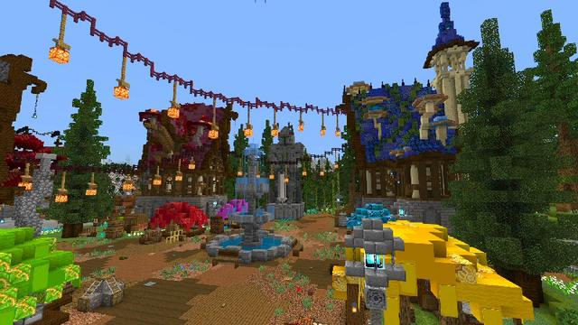 Screenshot of the Minecraft Bedrock Marketplace product Medieval Mansion created by Shaliquinn's Schematics.