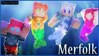 Thumbnail of the Minecraft Bedrock Marketplace product Merfolk Skin Pack created by Shaliquinn's Schematics.