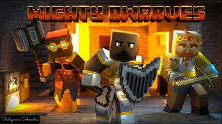 Thumbnail of the Minecraft Bedrock Marketplace product Mighty Dwarves created by Shaliquinn's Schematics.