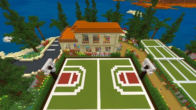 Screenshot of the Minecraft Bedrock Marketplace product Millionaire Island created by Shaliquinn's Schematics.