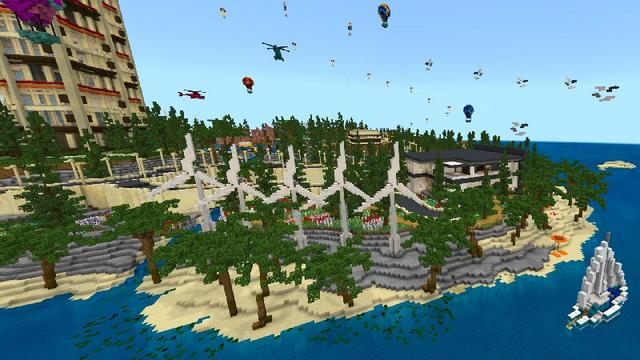Screenshot of the Minecraft Bedrock Marketplace product Millionaire Island created by Shaliquinn's Schematics.