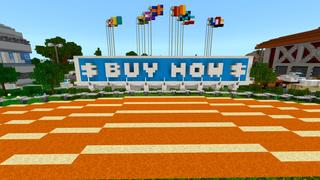 Screenshot of the Minecraft Bedrock Marketplace product Minetown Derby created by Shaliquinn's Schematics.