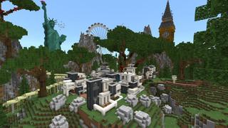 Screenshot of the Minecraft Bedrock Marketplace product Monuments created by Shaliquinn's Schematics.