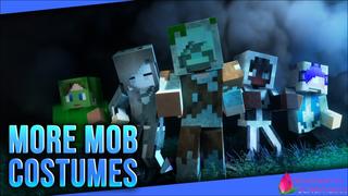 Thumbnail of the Minecraft Bedrock Marketplace product More Mob Costumes created by Shaliquinn's Schematics.