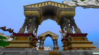 Screenshot of the Minecraft Bedrock Marketplace product Mount Olympus created by Shaliquinn's Schematics.