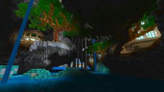 Screenshot of the Minecraft Bedrock Marketplace product Mount Olympus created by Shaliquinn's Schematics.
