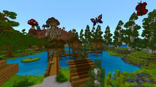 Screenshot of the Minecraft Bedrock Marketplace product Mysterious Fairy Forest created by Shaliquinn's Schematics.