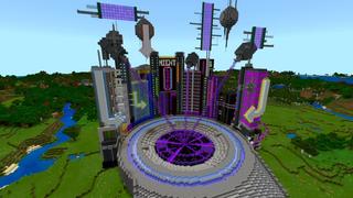 Screenshot of the Minecraft Bedrock Marketplace product Nightlife created by Shaliquinn's Schematics.