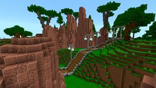 Screenshot of the Minecraft Bedrock Marketplace product Oak Valley Golf Course created by Shaliquinn's Schematics.