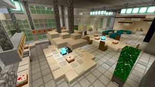 Screenshot of the Minecraft Bedrock Marketplace product Oak Valley Golf Course created by Shaliquinn's Schematics.