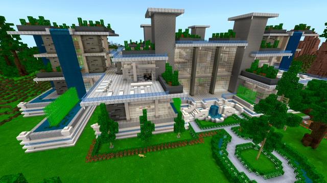 Screenshot of the Minecraft Bedrock Marketplace product Oak Valley Golf Course created by Shaliquinn's Schematics.