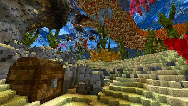 Screenshot of the Minecraft Bedrock Marketplace product Octo Island created by Shaliquinn's Schematics.