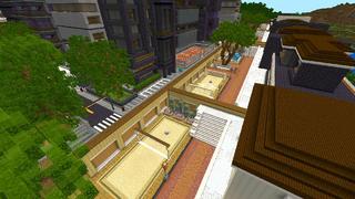 Screenshot of the Minecraft Bedrock Marketplace product Opole City created by Shaliquinn's Schematics.