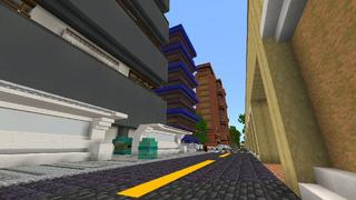 Screenshot of the Minecraft Bedrock Marketplace product Opole City created by Shaliquinn's Schematics.