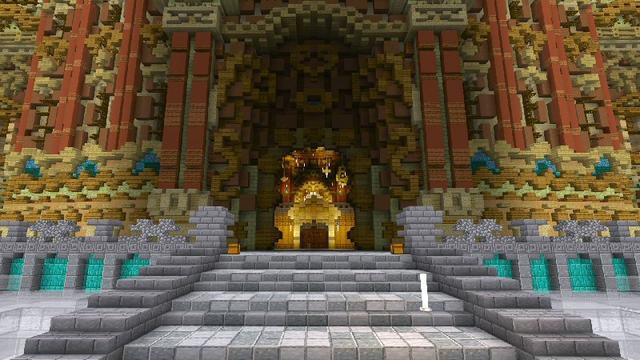 Screenshot of the Minecraft Bedrock Marketplace product Palace of Time created by Shaliquinn's Schematics.