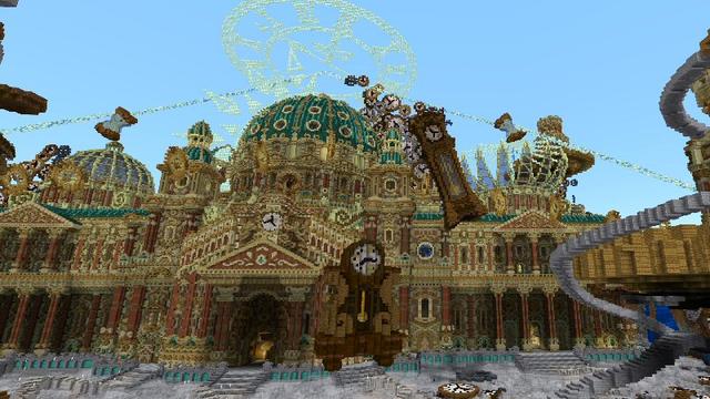 Screenshot of the Minecraft Bedrock Marketplace product Palace of Time created by Shaliquinn's Schematics.
