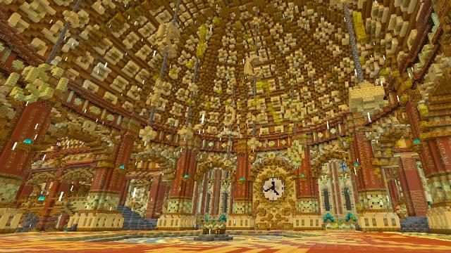 Screenshot of the Minecraft Bedrock Marketplace product Palace of Time created by Shaliquinn's Schematics.