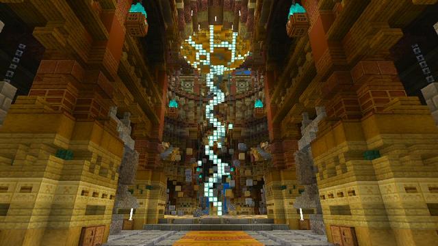 Screenshot of the Minecraft Bedrock Marketplace product Palace of Time created by Shaliquinn's Schematics.