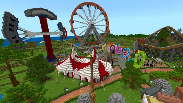 Screenshot of the Minecraft Bedrock Marketplace product Palm Resort created by Shaliquinn's Schematics.