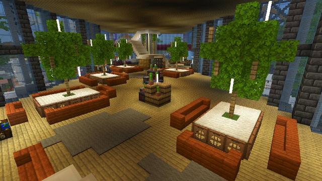 Screenshot of the Minecraft Bedrock Marketplace product Palm Resort created by Shaliquinn's Schematics.