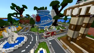 Screenshot of the Minecraft Bedrock Marketplace product Pet Town created by Shaliquinn's Schematics.