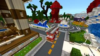 Screenshot of the Minecraft Bedrock Marketplace product Pet Town created by Shaliquinn's Schematics.
