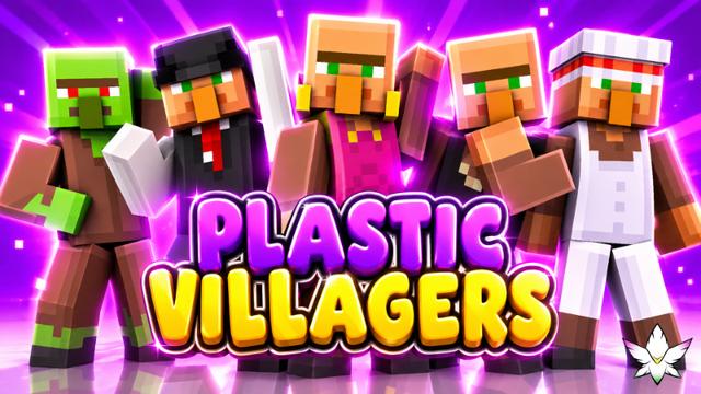 Thumbnail of the Minecraft Bedrock Marketplace product Plastic Villagers created by Shaliquinn's Schematics.
