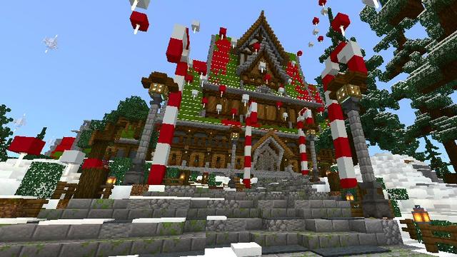 Screenshot of the Minecraft Bedrock Marketplace product Present Delivery created by Shaliquinn's Schematics.