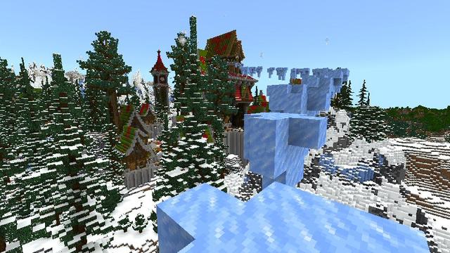 Screenshot of the Minecraft Bedrock Marketplace product Present Delivery created by Shaliquinn's Schematics.