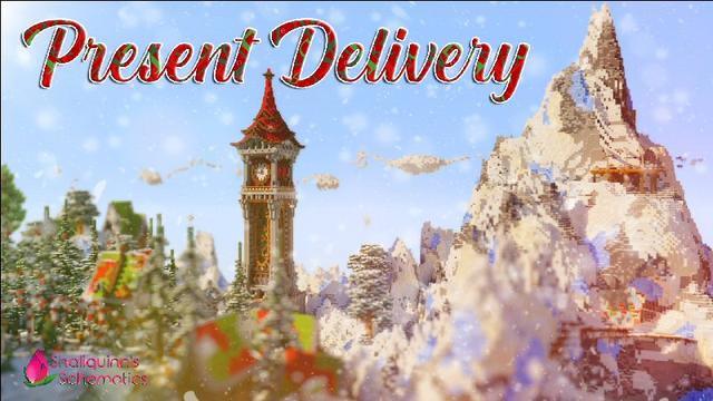 Thumbnail of the Minecraft Bedrock Marketplace product Present Delivery created by Shaliquinn's Schematics.