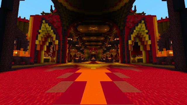 Screenshot of the Minecraft Bedrock Marketplace product Realm of Fire created by Shaliquinn's Schematics.