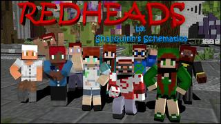 Thumbnail of the Minecraft Bedrock Marketplace product Redheads Skin Pack created by Shaliquinn's Schematics.