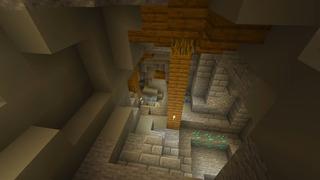 Screenshot of the Minecraft Bedrock Marketplace product Refuge Island created by Shaliquinn's Schematics.