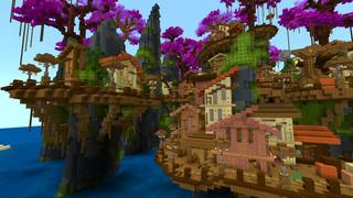 Screenshot of the Minecraft Bedrock Marketplace product Refuge Island created by Shaliquinn's Schematics.