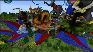 Screenshot of the Minecraft Bedrock Marketplace product Rio Carnival created by Shaliquinn's Schematics.