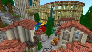 Screenshot of the Minecraft Bedrock Marketplace product Roman Temple created by Shaliquinn's Schematics.