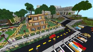 Screenshot of the Minecraft Bedrock Marketplace product SchnoopsyVille created by Shaliquinn's Schematics.