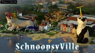 Thumbnail of the Minecraft Bedrock Marketplace product SchnoopsyVille created by Shaliquinn's Schematics.