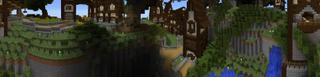 Panorama of the Minecraft Bedrock Marketplace product Seagull Island created by Shaliquinn's Schematics.