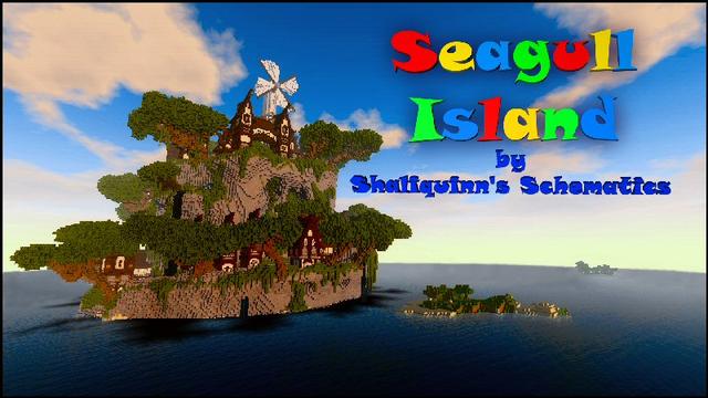 Thumbnail of the Minecraft Bedrock Marketplace product Seagull Island created by Shaliquinn's Schematics.