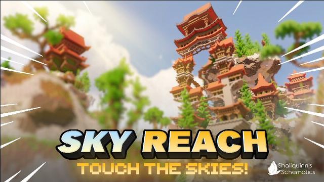 Thumbnail of the Minecraft Bedrock Marketplace product Sky Reach created by Shaliquinn's Schematics.