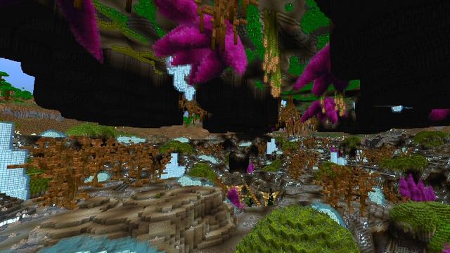 Screenshot of the Minecraft Bedrock Marketplace product Space City created by Shaliquinn's Schematics.