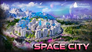 Thumbnail of the Minecraft Bedrock Marketplace product Cidade Espacial created by Shaliquinn's Schematics.