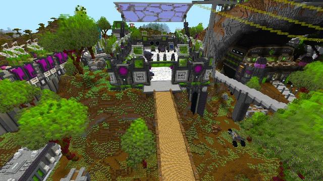 Screenshot of the Minecraft Bedrock Marketplace product Space Pirates created by Shaliquinn's Schematics.