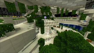Screenshot of the Minecraft Bedrock Marketplace product Space Station 0077 created by Shaliquinn's Schematics.
