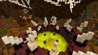 Screenshot of the Minecraft Bedrock Marketplace product Spider Cavern created by Shaliquinn's Schematics.