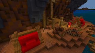 Screenshot of the Minecraft Bedrock Marketplace product Spider Cavern created by Shaliquinn's Schematics.